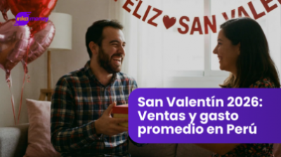 San Valentín 2026: Ventas y gasto promedio en Perú